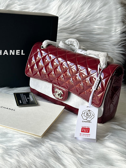 Arma wine-red flap bag